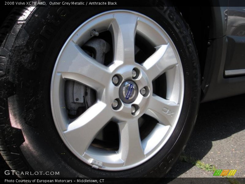Oyster Grey Metallic / Anthracite Black 2008 Volvo XC70 AWD