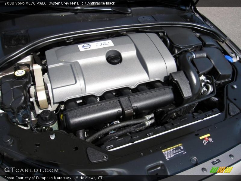 Oyster Grey Metallic / Anthracite Black 2008 Volvo XC70 AWD