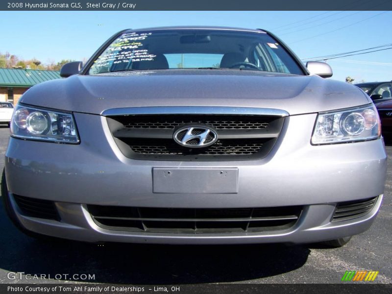 Steel Gray / Gray 2008 Hyundai Sonata GLS