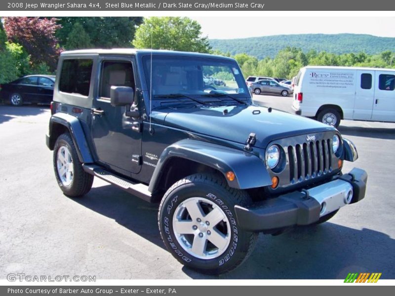 Steel Blue Metallic / Dark Slate Gray/Medium Slate Gray 2008 Jeep Wrangler Sahara 4x4