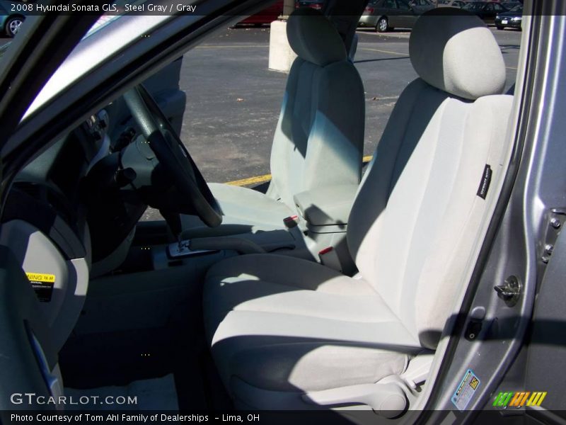 Steel Gray / Gray 2008 Hyundai Sonata GLS