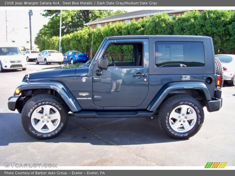 Steel Blue Metallic / Dark Slate Gray/Medium Slate Gray 2008 Jeep Wrangler Sahara 4x4