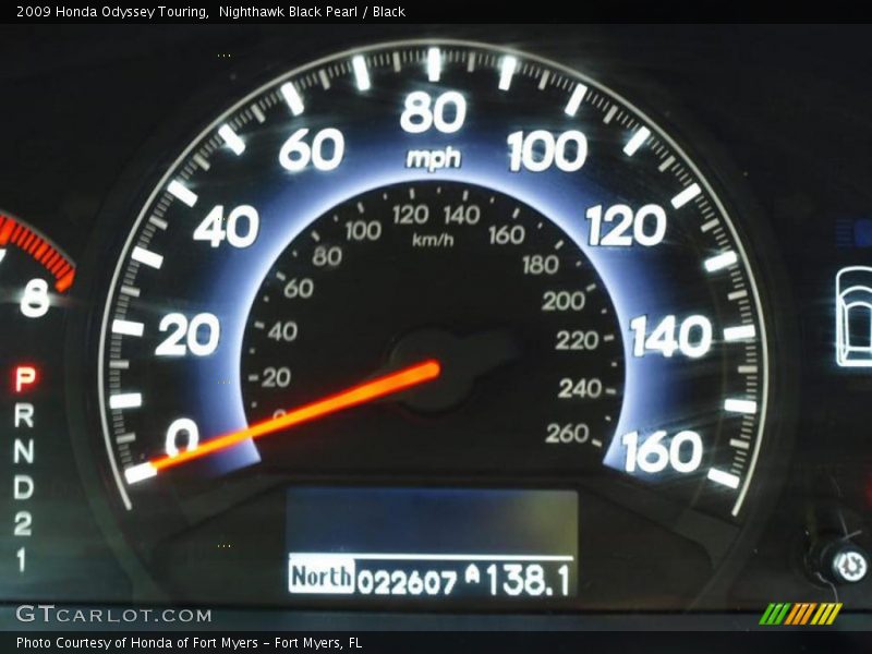 Nighthawk Black Pearl / Black 2009 Honda Odyssey Touring