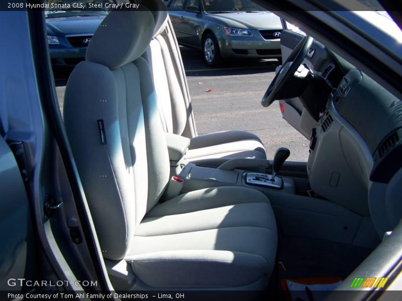 Steel Gray / Gray 2008 Hyundai Sonata GLS