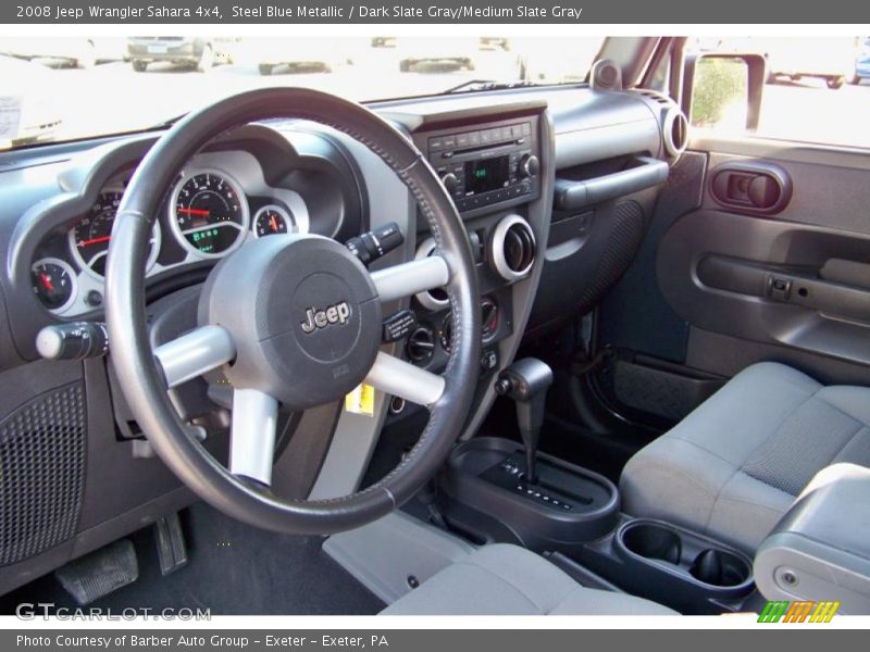 Steel Blue Metallic / Dark Slate Gray/Medium Slate Gray 2008 Jeep Wrangler Sahara 4x4