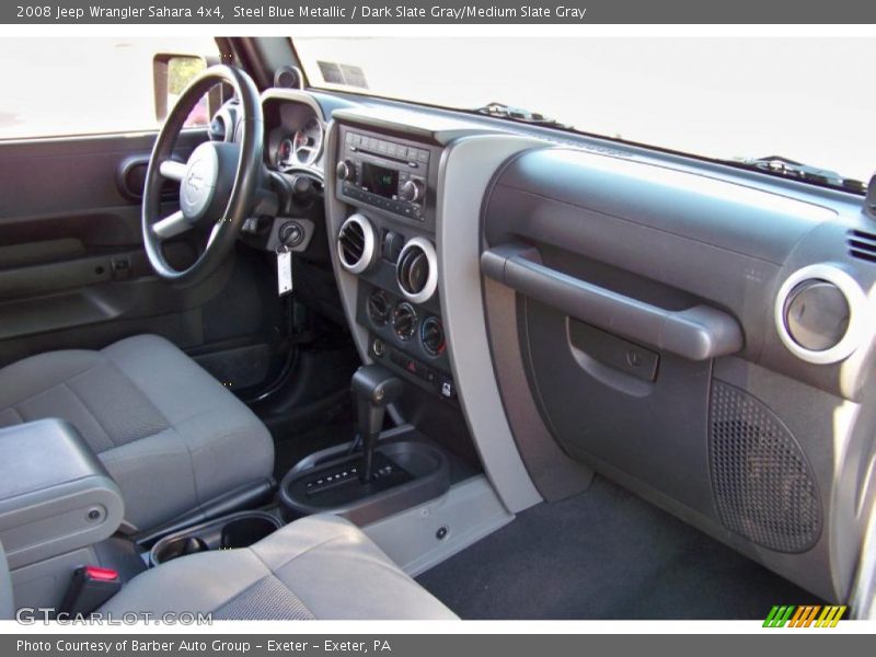Steel Blue Metallic / Dark Slate Gray/Medium Slate Gray 2008 Jeep Wrangler Sahara 4x4