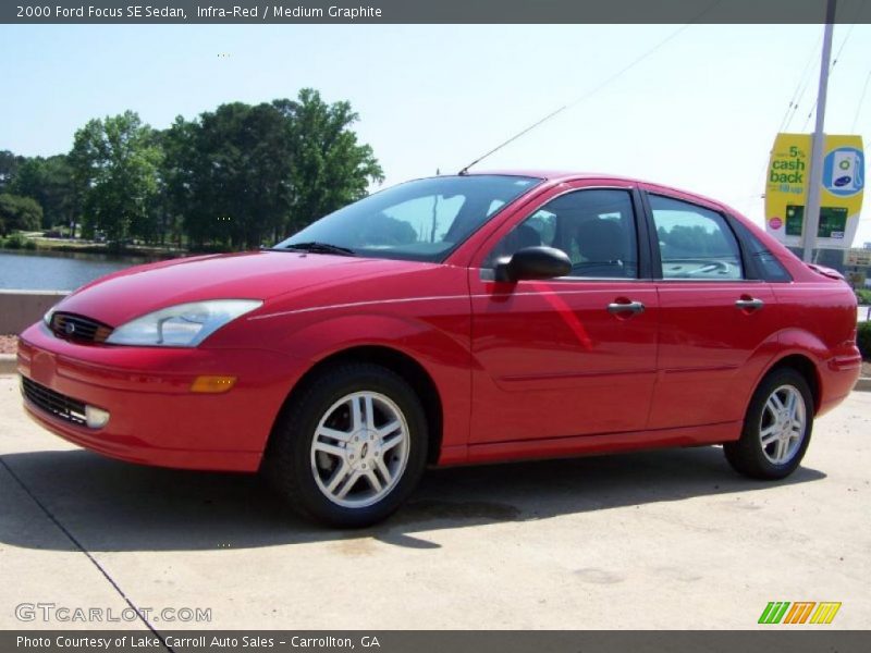 Infra-Red / Medium Graphite 2000 Ford Focus SE Sedan