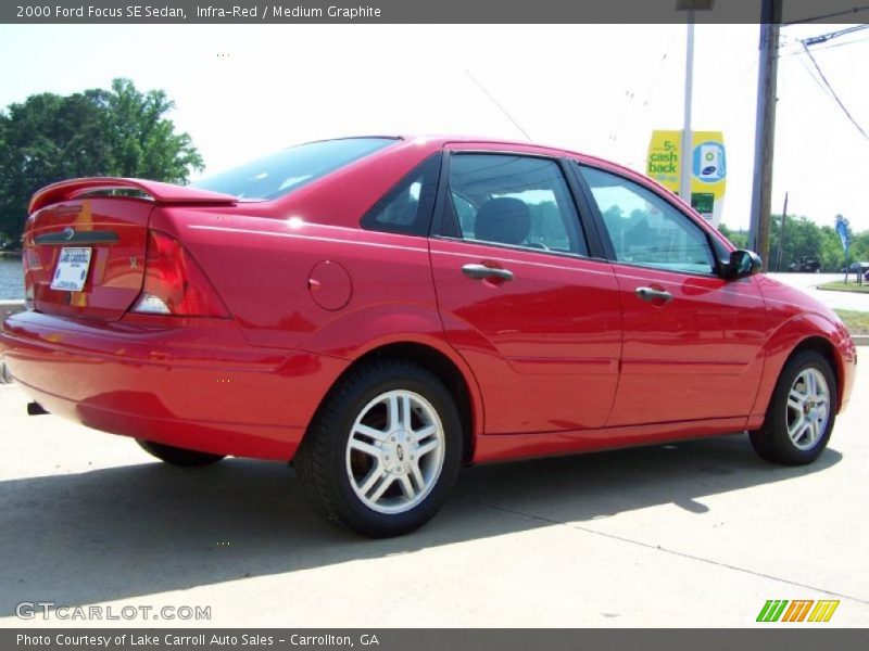 Infra-Red / Medium Graphite 2000 Ford Focus SE Sedan