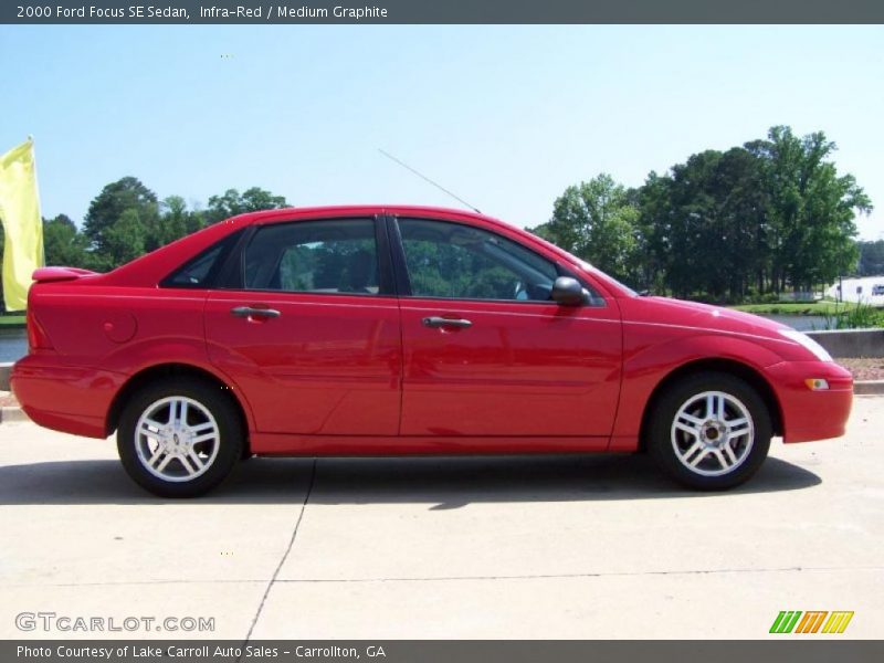 Infra-Red / Medium Graphite 2000 Ford Focus SE Sedan