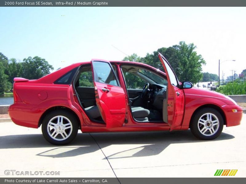 Infra-Red / Medium Graphite 2000 Ford Focus SE Sedan