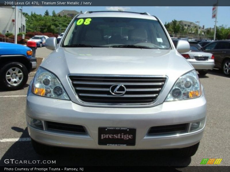 Titanium Silver Metallic / Ivory 2008 Lexus GX 470