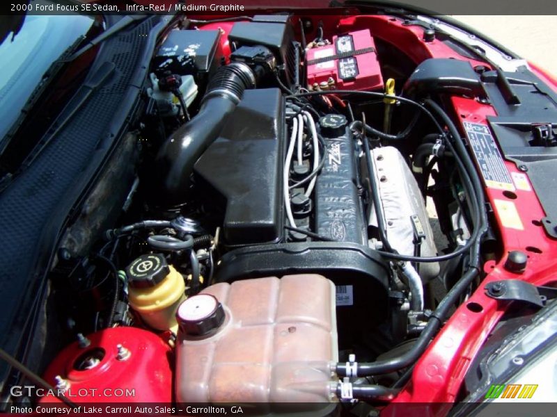 Infra-Red / Medium Graphite 2000 Ford Focus SE Sedan