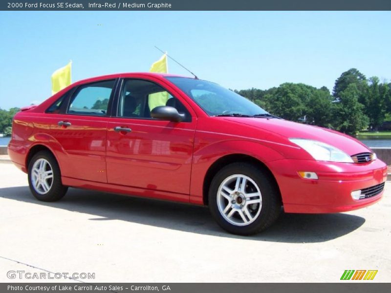 Infra-Red / Medium Graphite 2000 Ford Focus SE Sedan