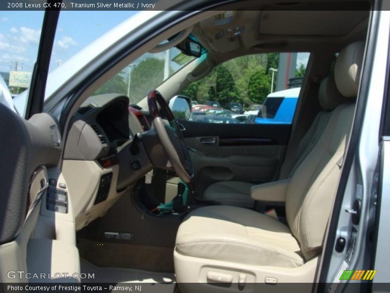 Titanium Silver Metallic / Ivory 2008 Lexus GX 470