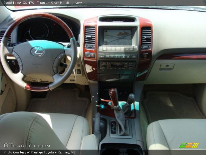 Titanium Silver Metallic / Ivory 2008 Lexus GX 470