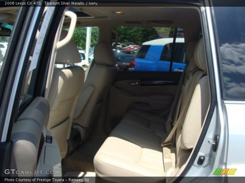 Titanium Silver Metallic / Ivory 2008 Lexus GX 470