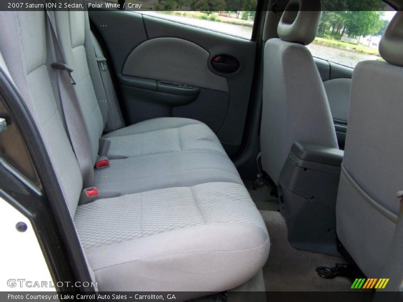 Polar White / Gray 2007 Saturn ION 2 Sedan