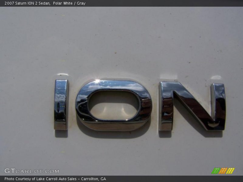 Polar White / Gray 2007 Saturn ION 2 Sedan