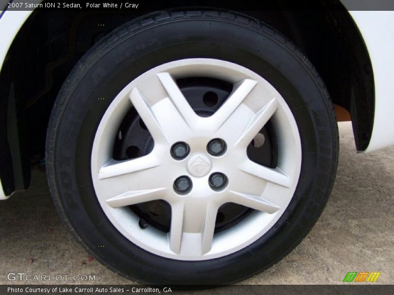 Polar White / Gray 2007 Saturn ION 2 Sedan