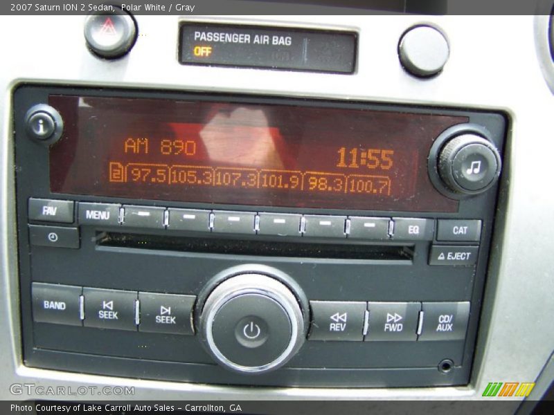 Polar White / Gray 2007 Saturn ION 2 Sedan