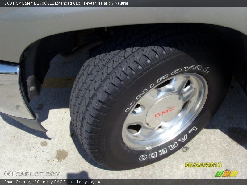 Pewter Metallic / Neutral 2001 GMC Sierra 1500 SLE Extended Cab