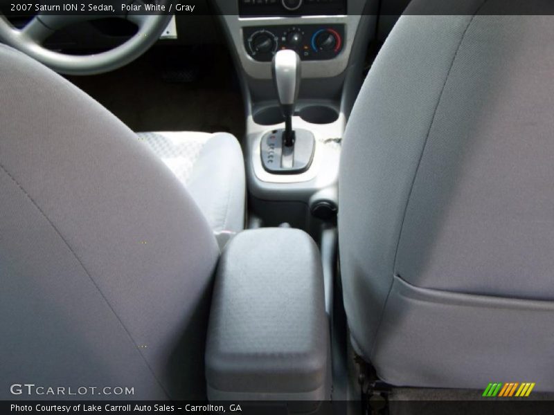 Polar White / Gray 2007 Saturn ION 2 Sedan