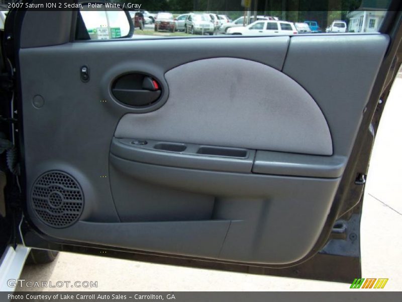Polar White / Gray 2007 Saturn ION 2 Sedan