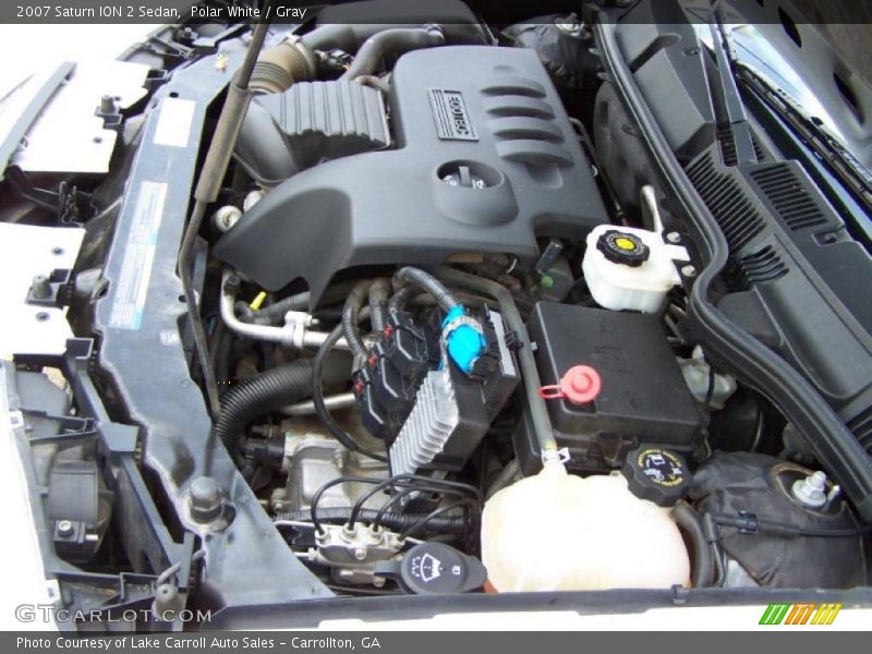 Polar White / Gray 2007 Saturn ION 2 Sedan