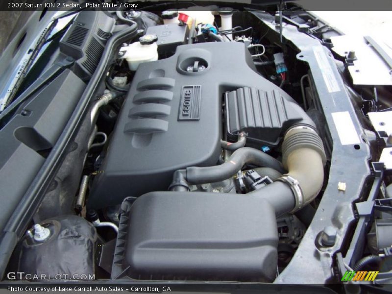 Polar White / Gray 2007 Saturn ION 2 Sedan