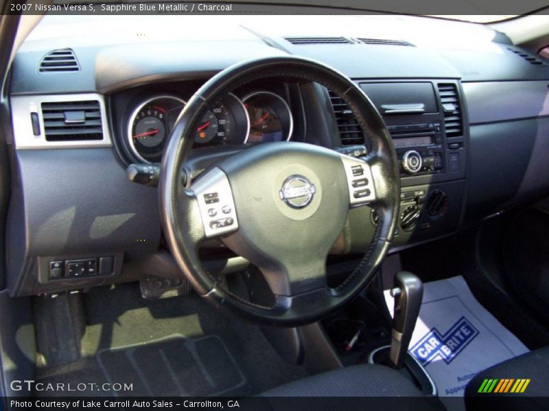 Sapphire Blue Metallic / Charcoal 2007 Nissan Versa S