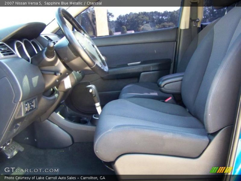 Sapphire Blue Metallic / Charcoal 2007 Nissan Versa S