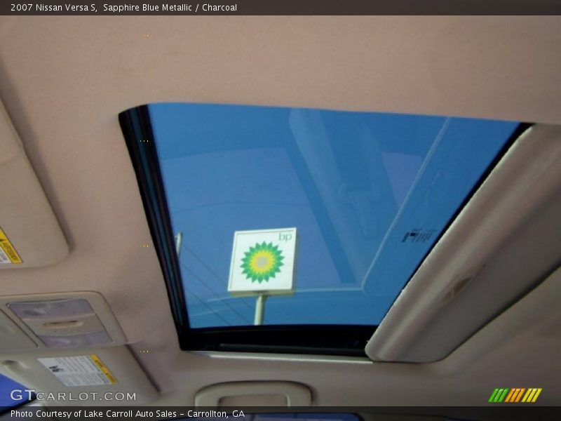 Sapphire Blue Metallic / Charcoal 2007 Nissan Versa S