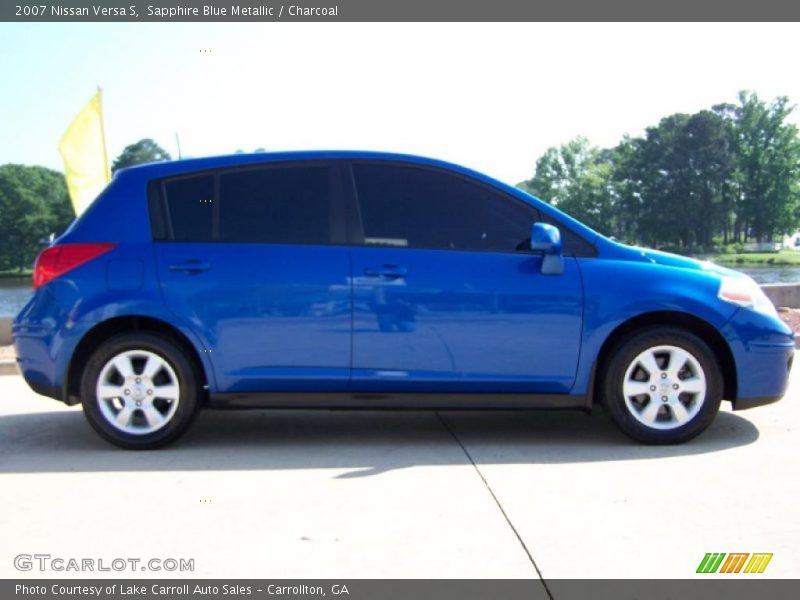 Sapphire Blue Metallic / Charcoal 2007 Nissan Versa S