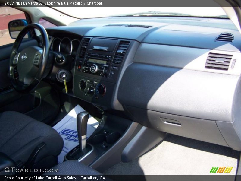 Sapphire Blue Metallic / Charcoal 2007 Nissan Versa S