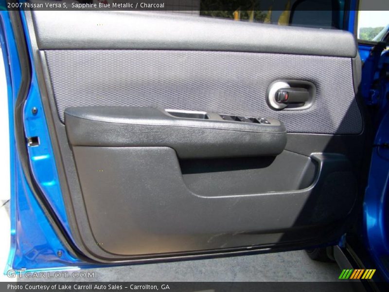 Sapphire Blue Metallic / Charcoal 2007 Nissan Versa S