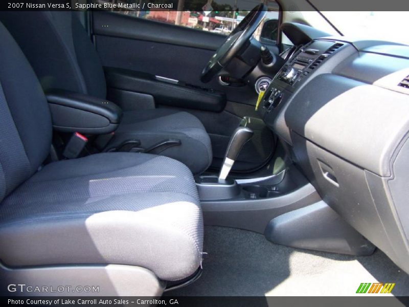 Sapphire Blue Metallic / Charcoal 2007 Nissan Versa S