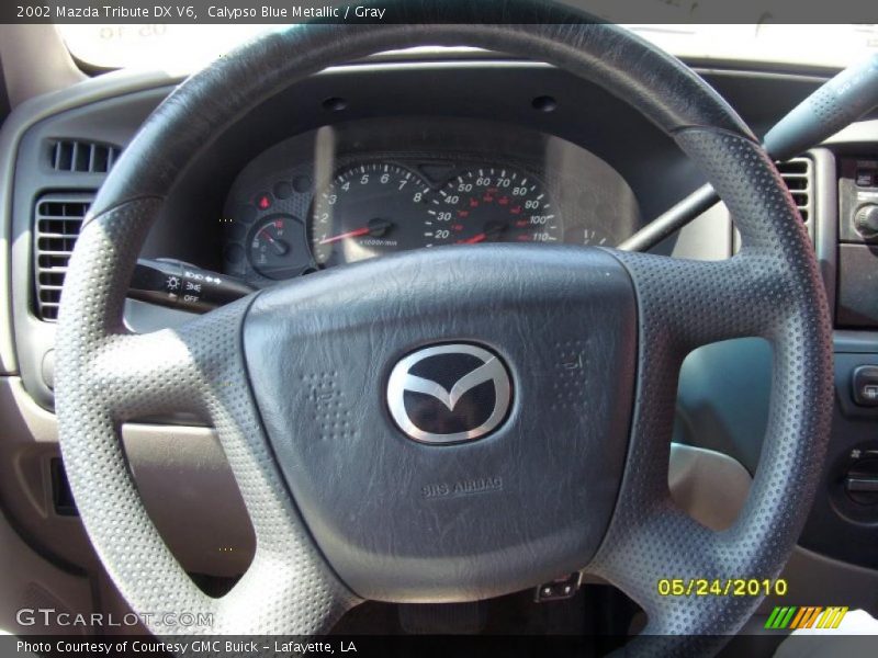 Calypso Blue Metallic / Gray 2002 Mazda Tribute DX V6