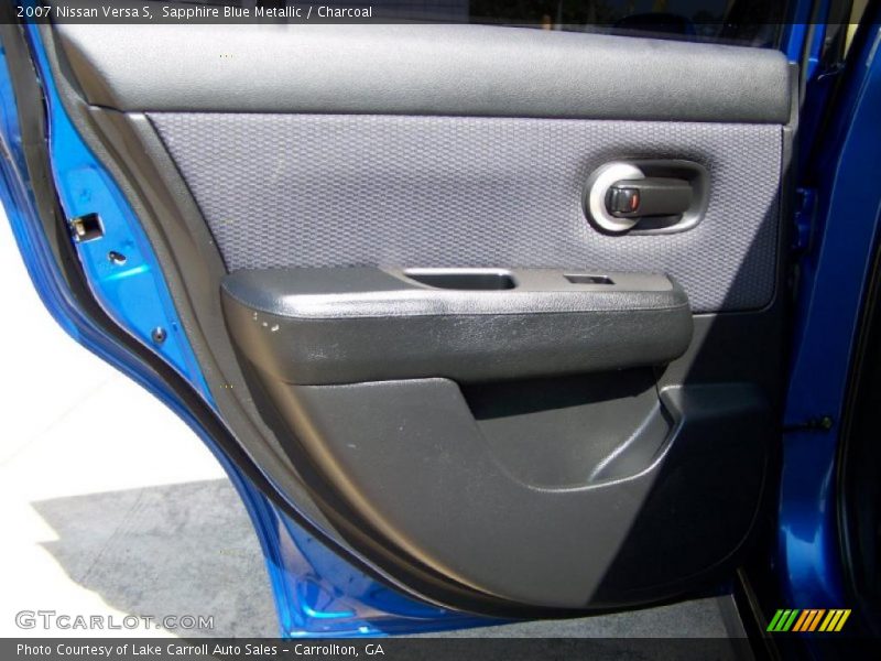 Sapphire Blue Metallic / Charcoal 2007 Nissan Versa S