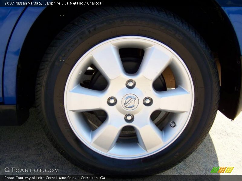 Sapphire Blue Metallic / Charcoal 2007 Nissan Versa S