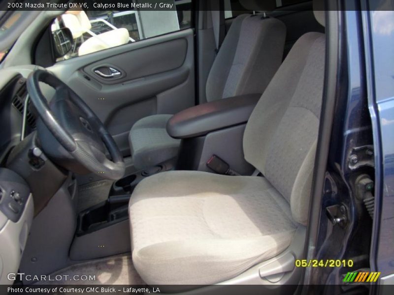 Calypso Blue Metallic / Gray 2002 Mazda Tribute DX V6