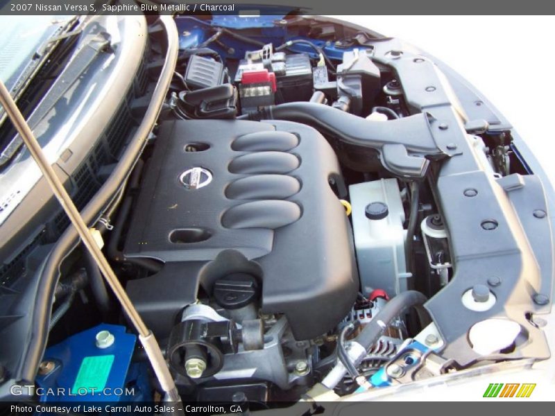 Sapphire Blue Metallic / Charcoal 2007 Nissan Versa S