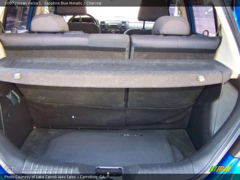 Sapphire Blue Metallic / Charcoal 2007 Nissan Versa S