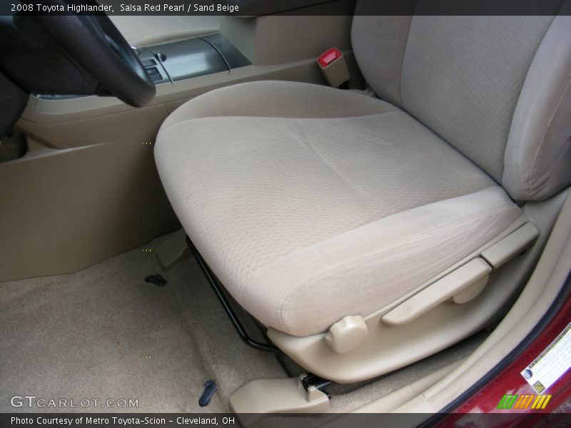 Salsa Red Pearl / Sand Beige 2008 Toyota Highlander