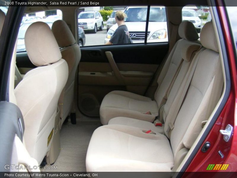Salsa Red Pearl / Sand Beige 2008 Toyota Highlander