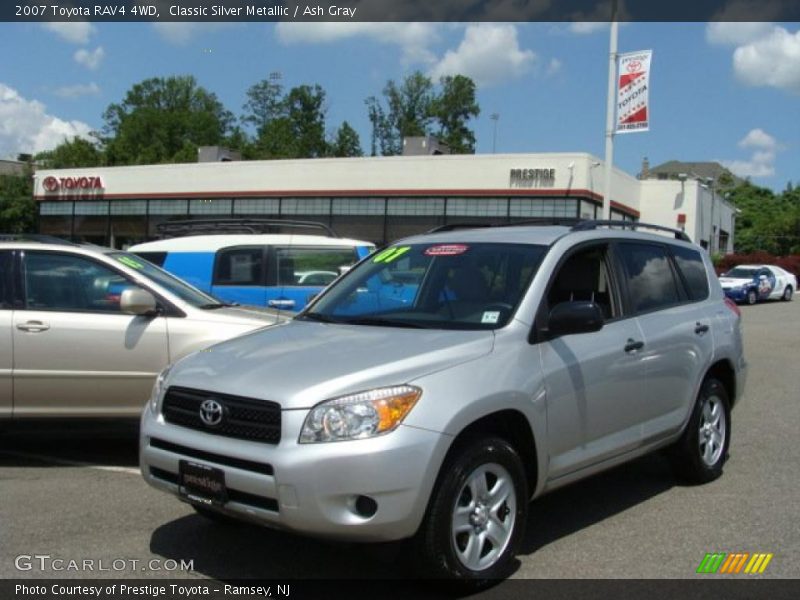 Classic Silver Metallic / Ash Gray 2007 Toyota RAV4 4WD