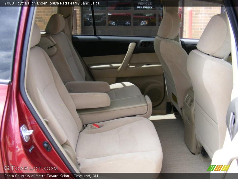 Salsa Red Pearl / Sand Beige 2008 Toyota Highlander
