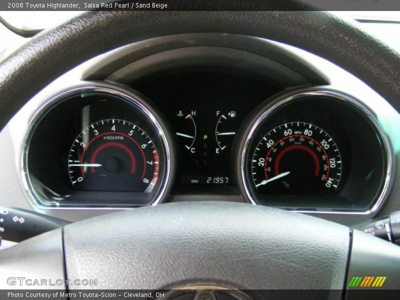Salsa Red Pearl / Sand Beige 2008 Toyota Highlander