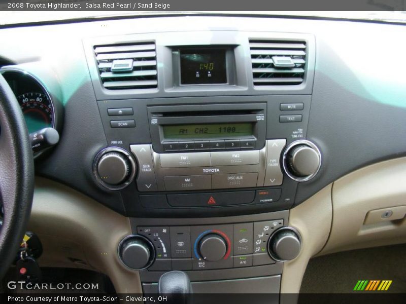Salsa Red Pearl / Sand Beige 2008 Toyota Highlander