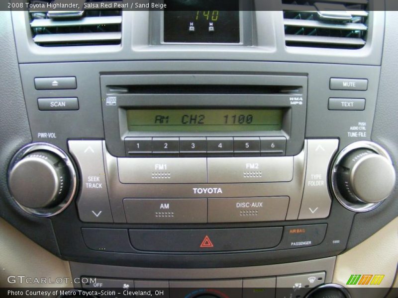 Salsa Red Pearl / Sand Beige 2008 Toyota Highlander