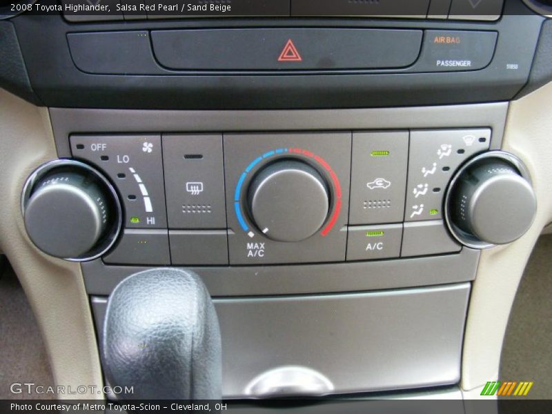 Salsa Red Pearl / Sand Beige 2008 Toyota Highlander